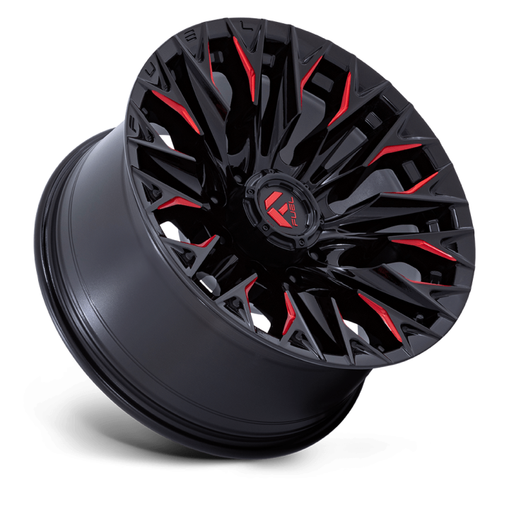 Alloy Wheel, FUEL D823 FLAME, 20x9.0, ET 20, 8x170, 125.1, Black - EDK.ro