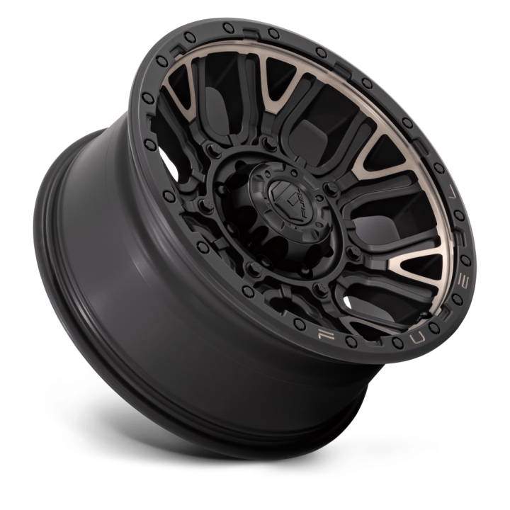 Alloy Wheel, FUEL D824 TRACTION, 20x9.0, ET 1, 8x170, 125.1, Black - EDK.ro