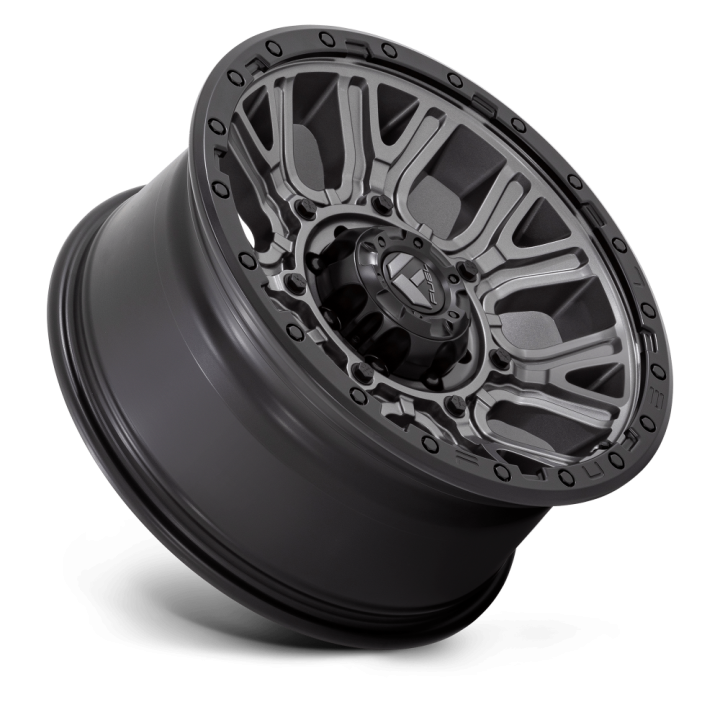 Alloy Wheel, FUEL D825 TRACTION, 20x9.0, ET 1, 8x170, 125.1, Black - EDK.ro