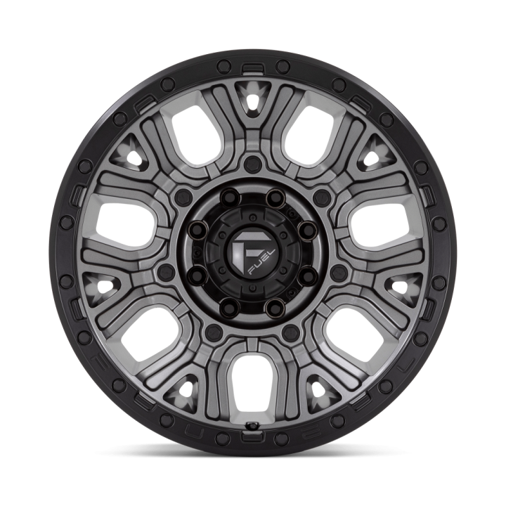 Alloy Wheel, FUEL D825 TRACTION, 20x9.0, ET 1, 8x170, 125.1, Black - EDK.ro