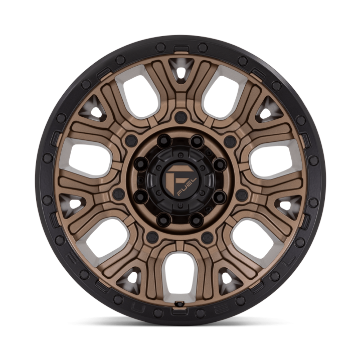 Alloy Wheel, FUEL D826 TRACTION, 20x9.0, ET 1, 8x170, 125.1, Black - EDK.ro