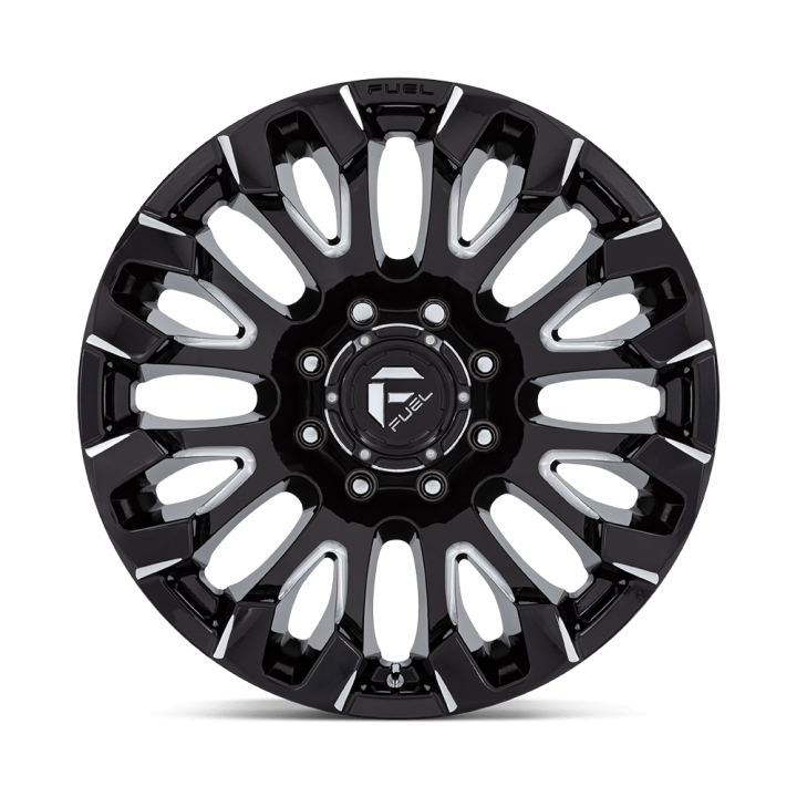 Jantă de Aluminiu, FUEL D828 QUAKE, 20x9.0, ET 1, 8x170, 125.1, Negru - EDK.ro