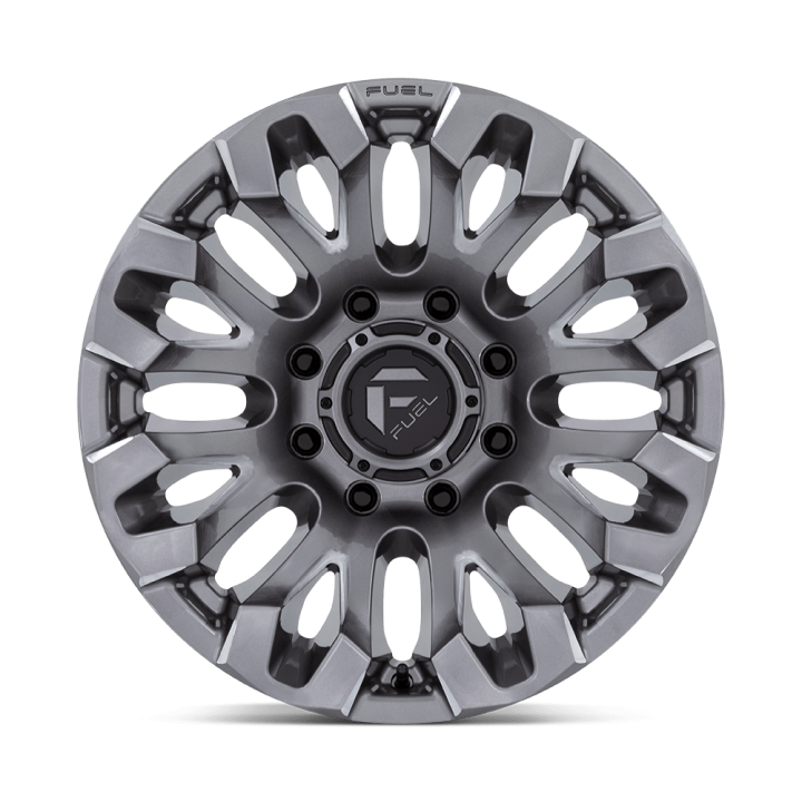Alloy Wheel, FUEL D830 QUAKE, 18x9.0, ET 1, 8x170, 125.1, Platinum - EDK.ro
