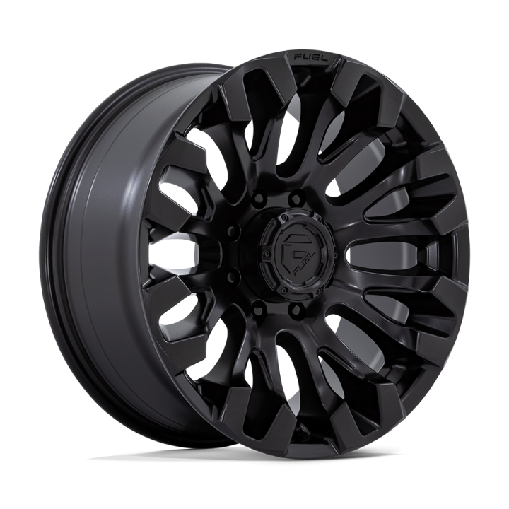 Alloy Wheel, FUEL D831 QUAKE, 20x9.0, ET 1, 8x170, 125.1, Black - EDK.ro