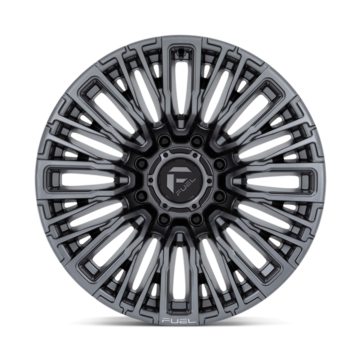 Alloy Wheel, FUEL D848 REBAR, 20x10.0, ET -18, 8x170, 125.1, Gunmetal - EDK.ro