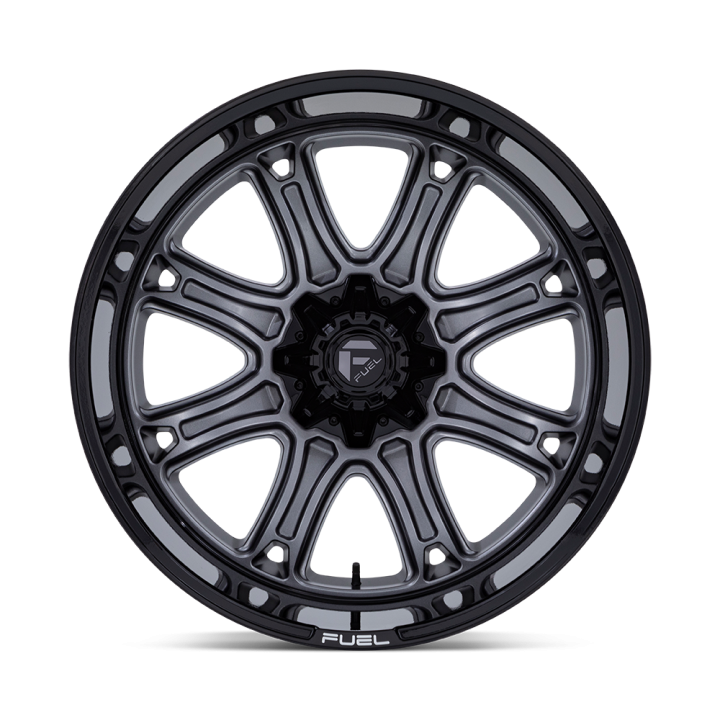 Jantă de Aluminiu, FUEL DARKSTAR, 22x9.0, ET 1, 8x170, 125.1, Negru - EDK.ro