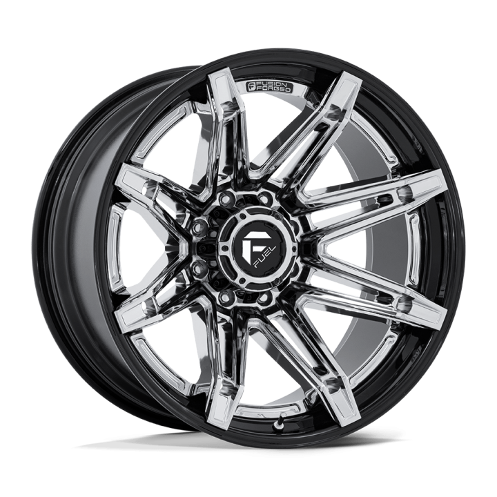 Alloy Wheel, FUEL FC401 BRAWL, 20x10.0, ET -18, 8x170, 125.1, Black - EDK.ro