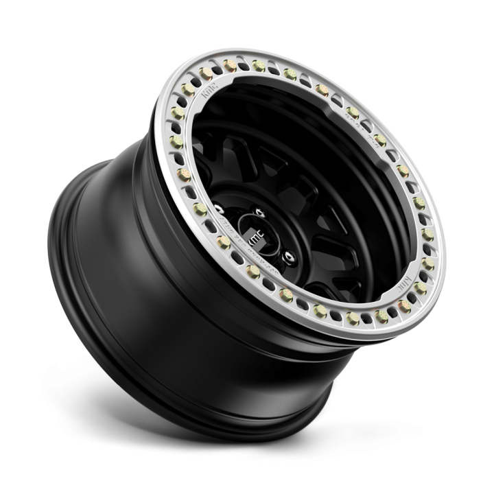 Jantă de Aluminiu, KMC KM235 GRENADE CRAWL Beadlock, 18x9.0, ET 10, 8x170, 125.1, Negru - EDK.ro
