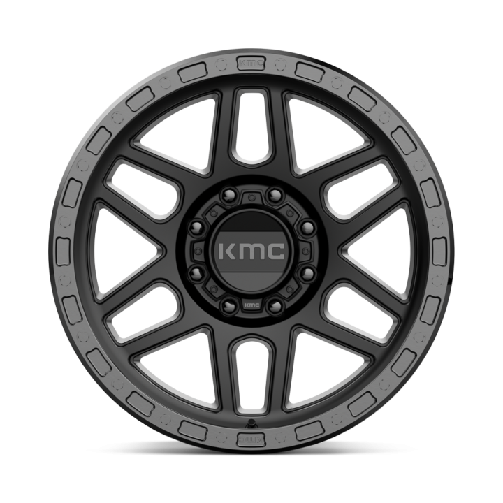 Jantă de Aluminiu, KMC KM544 MESA, 20x9.0, ET 0, 8x170, 125.1, Negru - EDK.ro