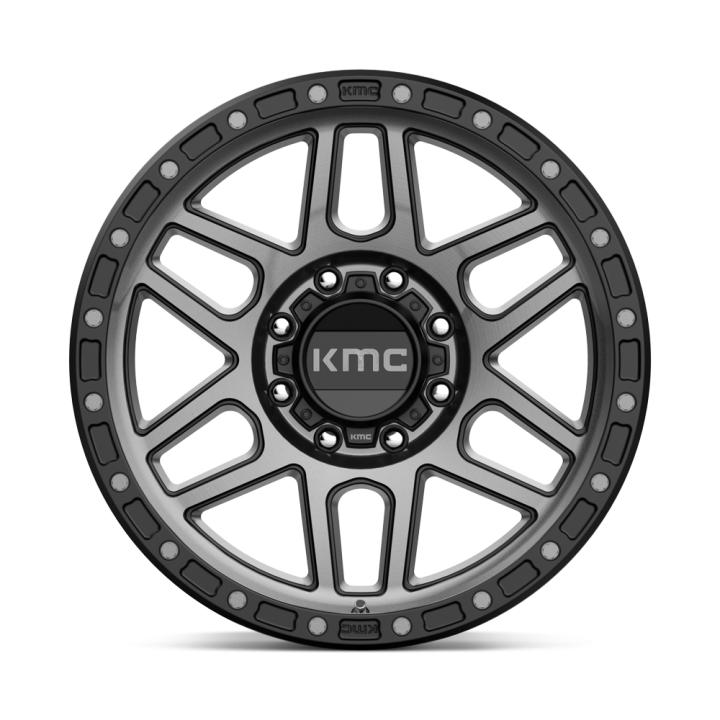 Jantă de Aluminiu, KMC KM544 MESA, 20x9.0, ET 0, 8x170, 125.1, Negru - EDK.ro