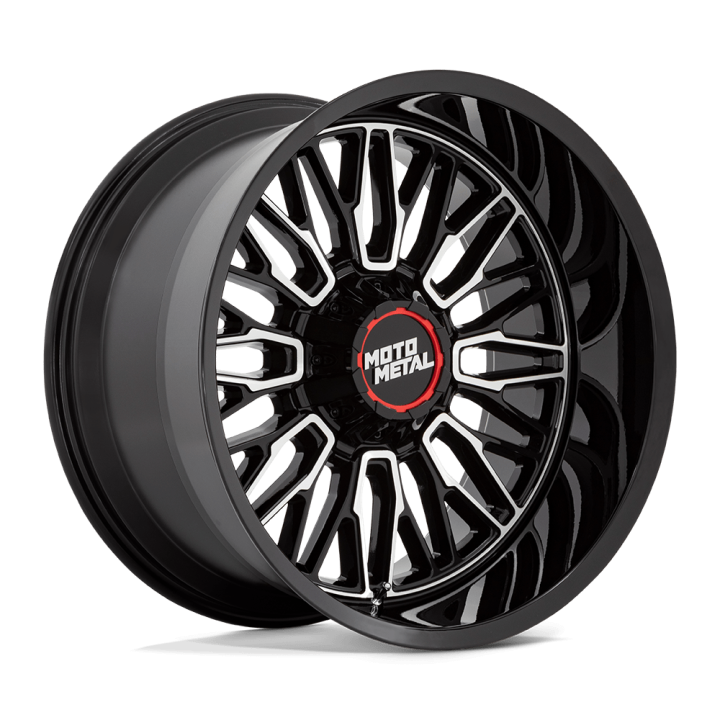 Jantă de Aluminiu, MOTO Metal MO809 STINGER, 20x10.0, ET -18, 8x170, 125.1, Negru - EDK.ro