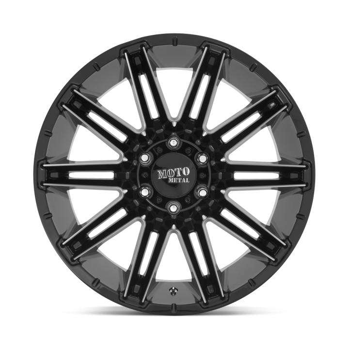 Alloy Wheel, MOTO Metal MO998 KRAKEN, 22x10.0, ET -18, 8x170, 125.1, Black - EDK.ro
