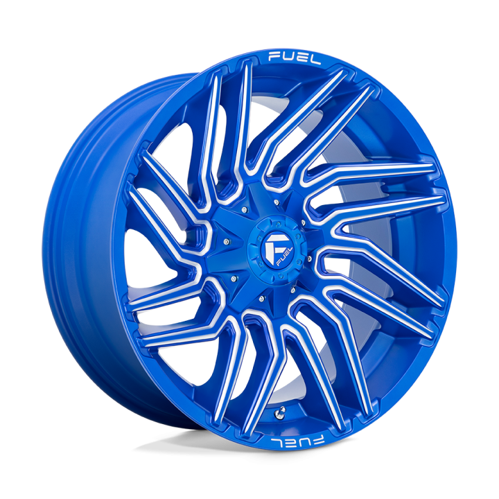 Jantă de Aluminiu, FUEL TYPHOON, 22x10.0, ET -18, 8x170, 125.1, Albastru - EDK.ro