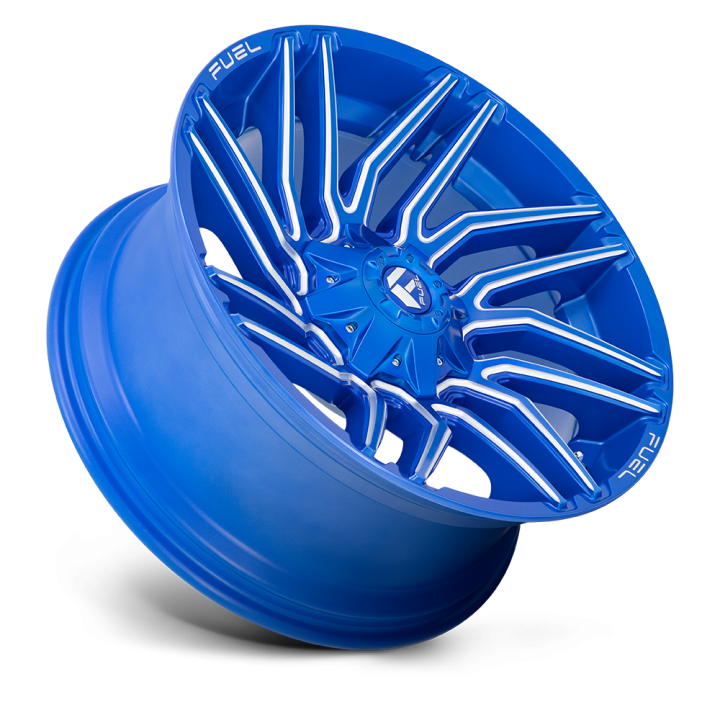 Alloy Wheel, FUEL TYPHOON, 22x10.0, ET -18, 8x170, 125.1, Blue - EDK.ro