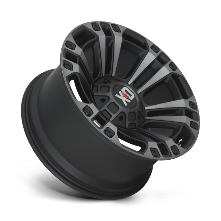 Alloy Wheel, XD Series XD851 MONSTER III, 20x9.0, ET 0, 8x170, 125.1, Black - EDK.ro