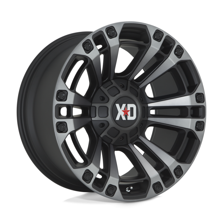 Alloy Wheel, XD Series XD851 MONSTER III, 20x9.0, ET 0, 8x170, 125.1, Black - EDK.ro