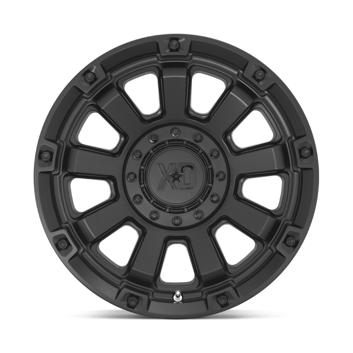 Jantă de Aluminiu, XD Series XD852 GAUNTLET, 20x9.0, ET 0, 8x170, 125.1, Negru - EDK.ro
