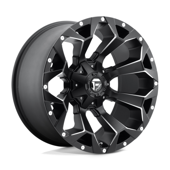 Jantă de Aluminiu, FUEL D546 ASSAULT, 20x9.0, ET 20, 8x180, 124.2, Negru - EDK.ro