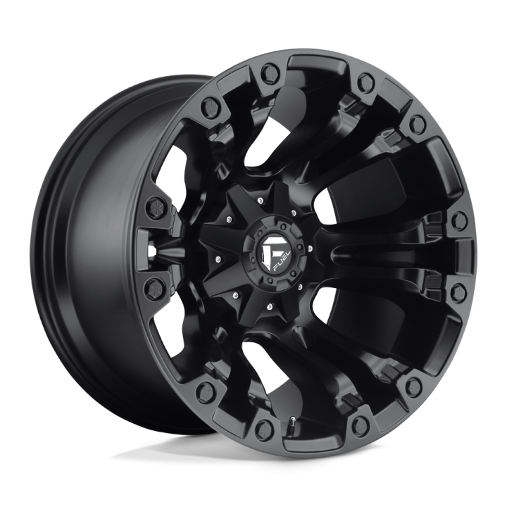 Alloy Wheel, FUEL D560 VAPOR, 18x9.0, ET 20, 8x180, 124.2, Black - EDK.ro