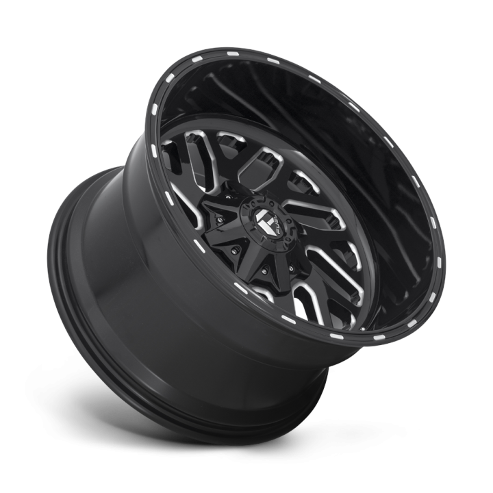 Jantă de Aluminiu, FUEL D581 TRITON, 22x9.5, ET 20, 8x180, 124.2, Negru - EDK.ro