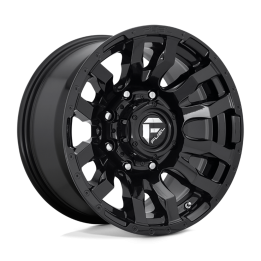 Alloy Wheel, FUEL D675 BLITZ, 22x10.0, ET -18, 8x180, 125.1, Black - EDK.ro