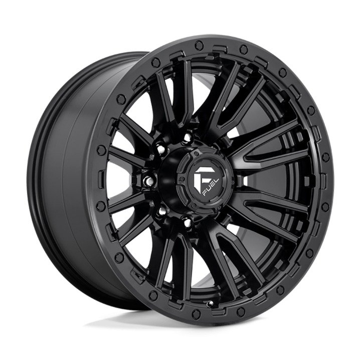 Alloy Wheel, FUEL D679 REBEL, 20x10.0, ET -18, 8x180, 124.2, Black - EDK.ro