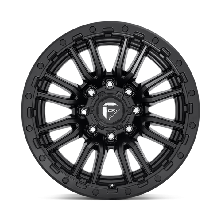 Jantă de Aluminiu, FUEL D679 REBEL, 20x10.0, ET -18, 8x180, 124.2, Negru - EDK.ro