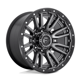 Alloy Wheel, FUEL D680 REBEL, 20x10.0, ET -18, 8x180, 124.2, Black - EDK.ro