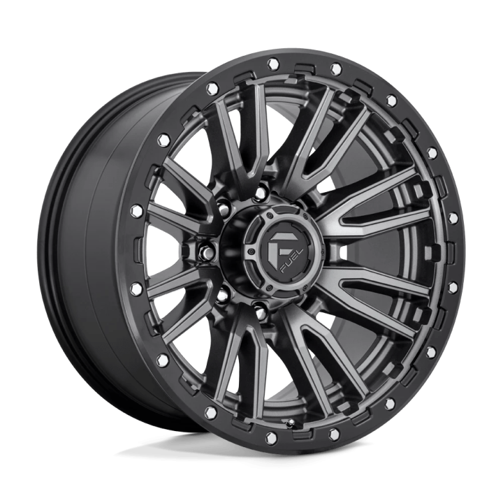 Alloy Wheel, FUEL D680 REBEL, 20x10.0, ET -18, 8x180, 124.2, Black - EDK.ro