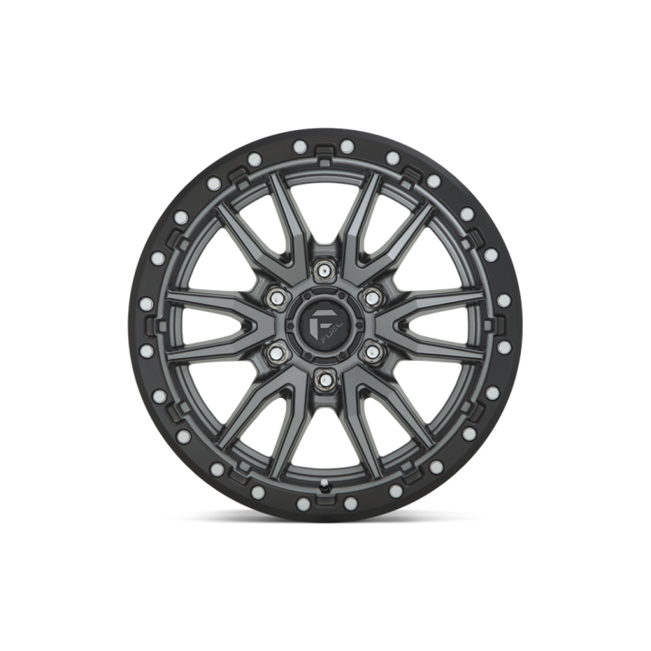 Jantă de Aluminiu, FUEL D680 REBEL, 20x9.0, ET 1, 8x180, 124.2, Negru - EDK.ro