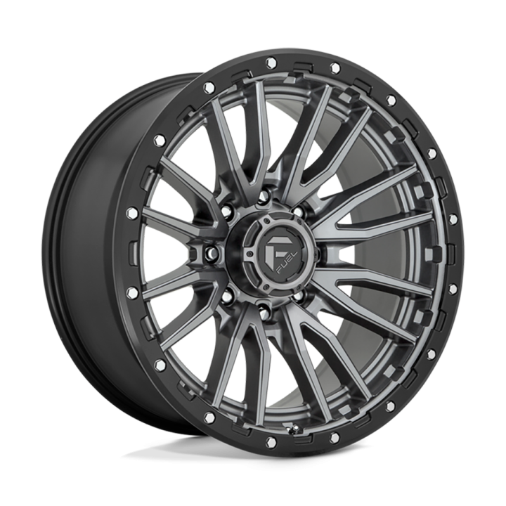 Jantă de Aluminiu, FUEL D680 REBEL, 22x10.0, ET -18, 8x180, 124.2, Negru - EDK.ro