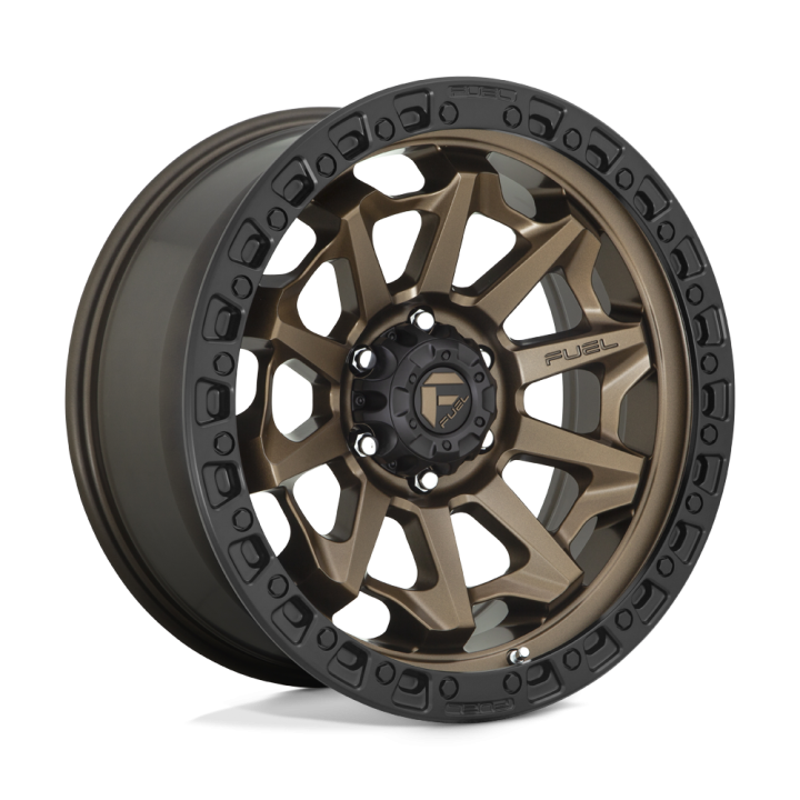 Alloy Wheel, FUEL D696 COVERT, 20x9.0, ET 20, 8x180, 124.2, Black - EDK.ro