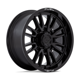 Alloy Wheel, FUEL D760 CLASH, 20x9.0, ET 1, 8x180, 124.2, Black - EDK.ro