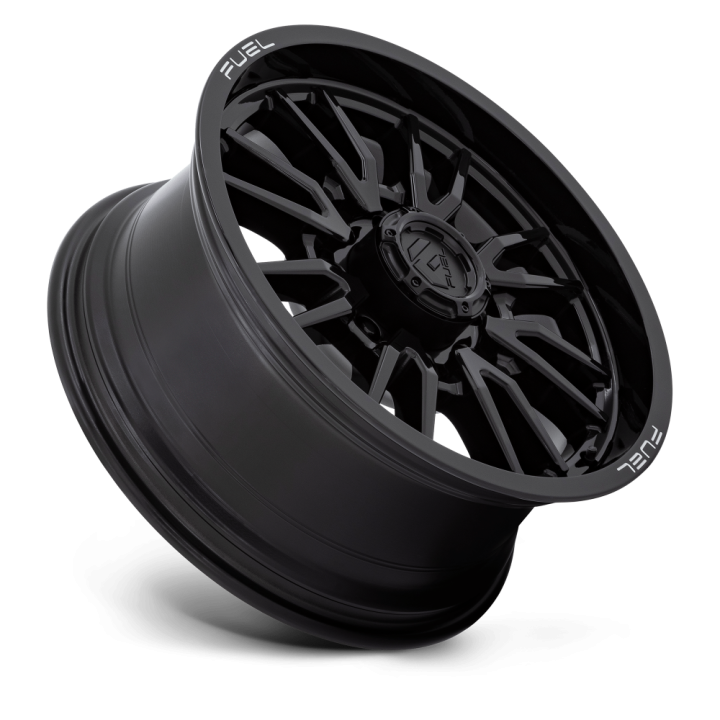 Alloy Wheel, FUEL D760 CLASH, 20x9.0, ET 20, 8x180, 124.2, Black - EDK.ro