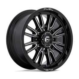 Alloy Wheel, FUEL D761 CLASH, 20x9.0, ET 20, 8x180, 124.2, Black - EDK.ro
