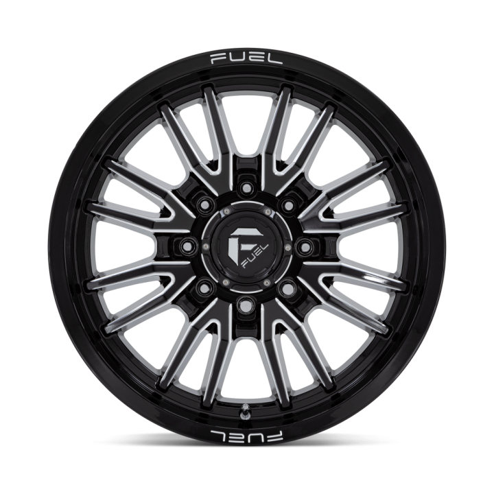 Jantă de Aluminiu, FUEL D761 CLASH, 20x9.0, ET 20, 8x180, 124.2, Negru - EDK.ro