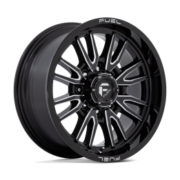 Jantă de Aluminiu, FUEL D761 CLASH, 20x9.0, ET 1, 8x180, 124.2, Negru - EDK.ro
