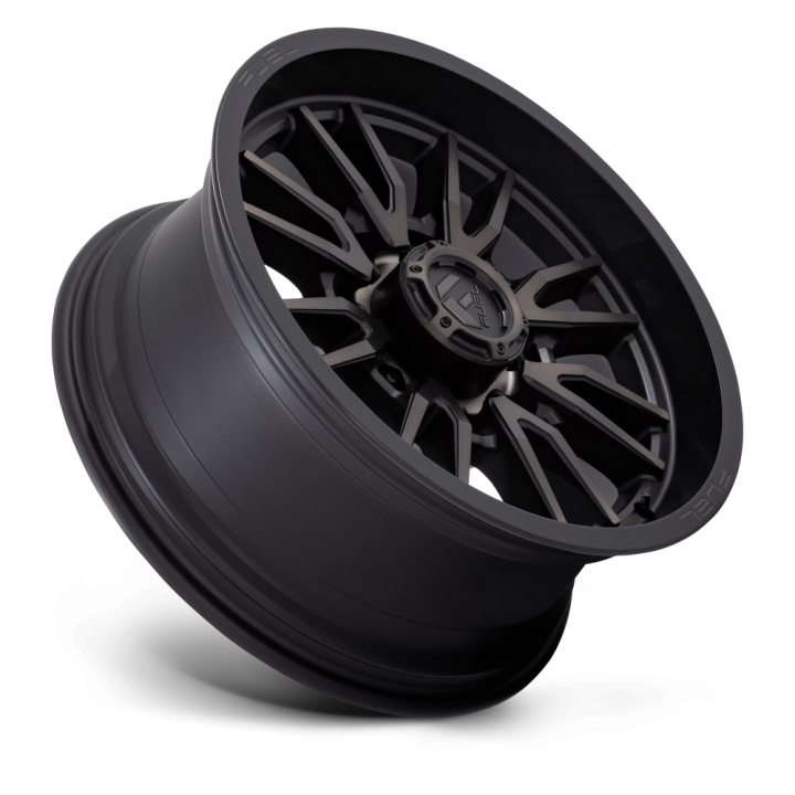 Alloy Wheel, FUEL D762 CLASH, 20x9.0, ET 1, 8x180, 124.2, Black - EDK.ro