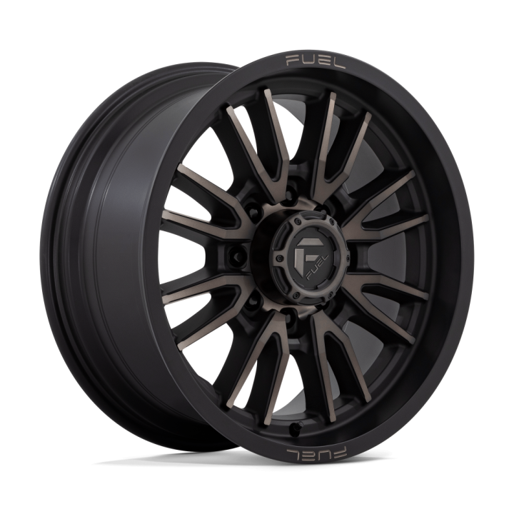 Alloy Wheel, FUEL D762 CLASH, 20x9.0, ET 20, 8x180, 124.2, Black - EDK.ro