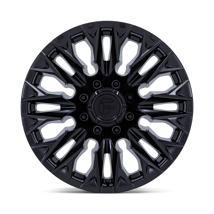 Alloy Wheel, FUEL D804 FLAME, 20x9.0, ET 20, 8x180, 124.2, Black - EDK.ro