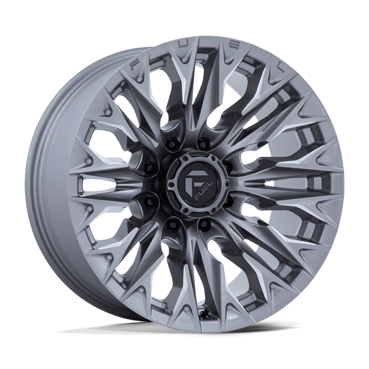 Jantă de Aluminiu, FUEL D806 FLAME, 20x9.0, ET 1, 8x180, 124.2, Platină - EDK.ro