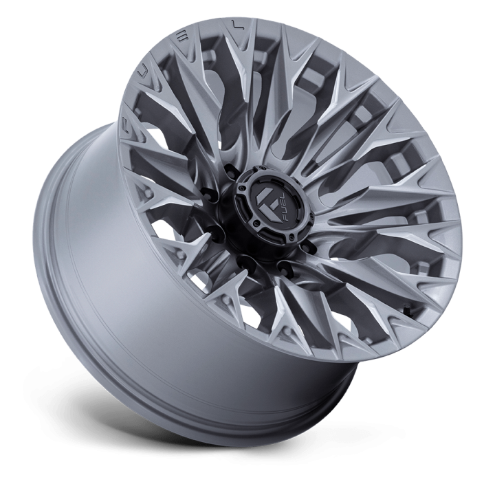 Alloy Wheel, FUEL D806 FLAME, 20x9.0, ET 1, 8x180, 124.2, Platinum - EDK.ro