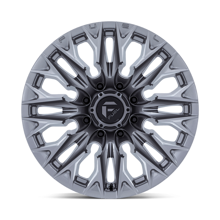 Alloy Wheel, FUEL D806 FLAME, 20x9.0, ET 1, 8x180, 124.2, Platinum - EDK.ro