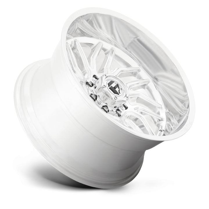 Jantă de Aluminiu, FUEL D809 HURRICANE, 20x9.0, ET 20, 8x180, 124.2, Lustruit - EDK.ro