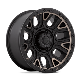 Alloy Wheel, FUEL D824 TRACTION, 20x9.0, ET 1, 8x180, 124.2, Black - EDK.ro
