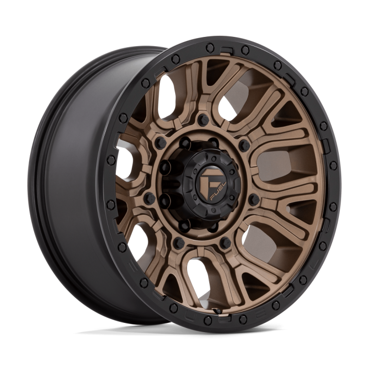 Alloy Wheel, FUEL D826 TRACTION, 20x9.0, ET 1, 8x180, 124.2, Black - EDK.ro