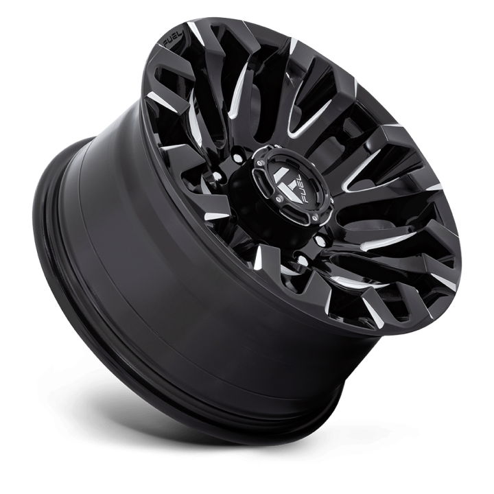 Jantă de Aluminiu, FUEL D828 QUAKE, 18x9.0, ET 1, 8x180, 124.2, Negru - EDK.ro