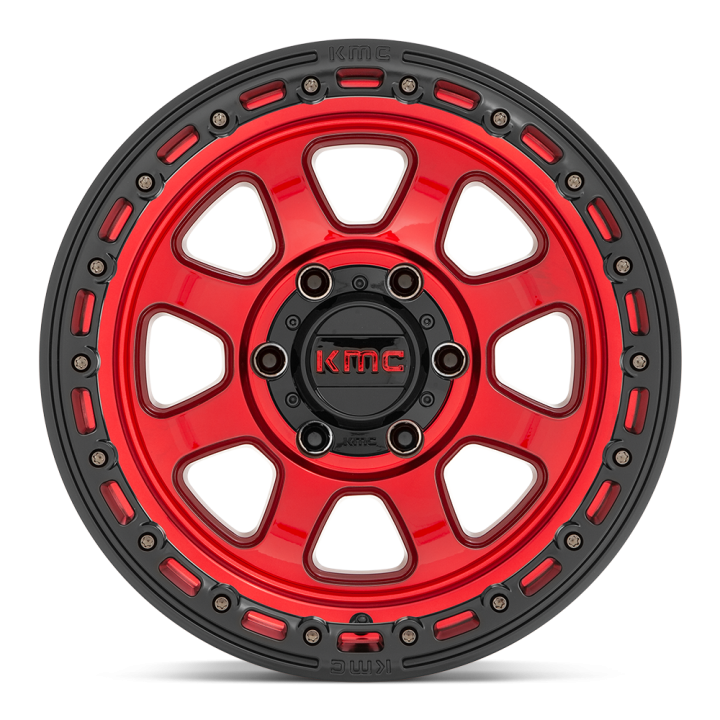 Jantă de Aluminiu, KMC KM548 CHASE, 20x9.0, ET 18, 8x180, 124.2, Negru - EDK.ro