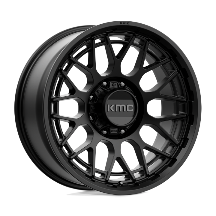 Jantă de Aluminiu, KMC KM722 TECHNIC, 20x9.0, ET 0, 8x180, 124.2, Negru - EDK.ro