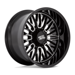 Jantă de Aluminiu, MOTO Metal MO809 STINGER, 20x9.0, ET 18, 8x180, 124.2, Negru - EDK.ro